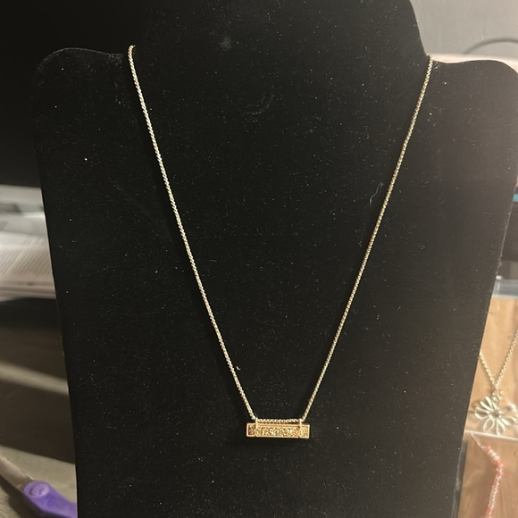 - Kendra Scott - Druzy Bar Necklace - Picture 2 of 4